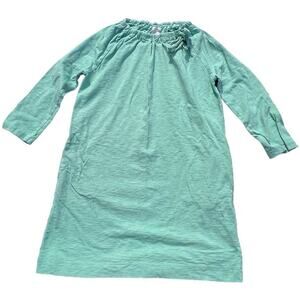 Kid's Crewcuts Long Sleeve Dress Pockets Size 10 Mint Green